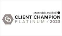 David Bliven received Martindale Hubbell Platinum Client Champion award (2023)