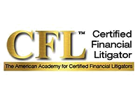 David Bliven was awarded CFL certified financial litigator